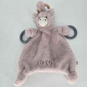 Little girrafe cuddle boo teether toy cozy soft wood rubber